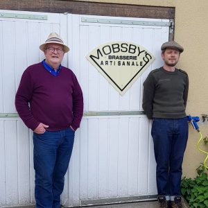 Steve "papa" Mobsby et Adam brasserie Mobsby