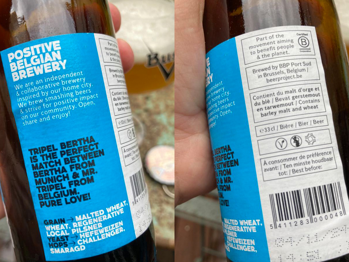 Législation sur les étiquettes de bières
